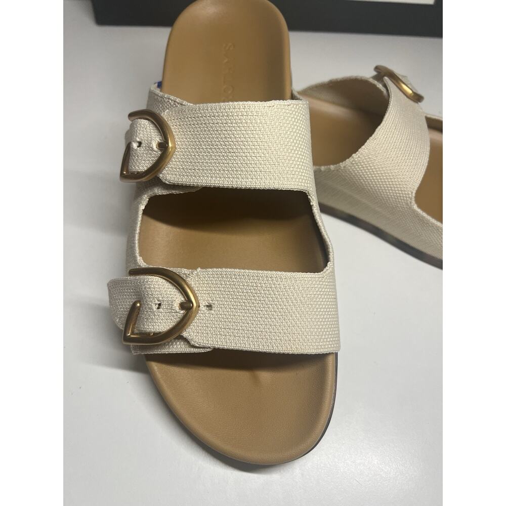 Rothy’s The Buckle Slide In Sea Salt W8.5 - Picture 2 of 15